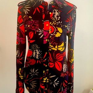 Tory Burch flower print blouse